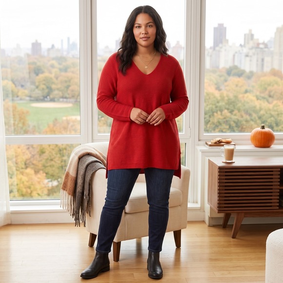 Old Navy Sweaters - Old Navy Womens Sweater Size 3X Oversized Holiday Christmas Comfy Classic NWT
